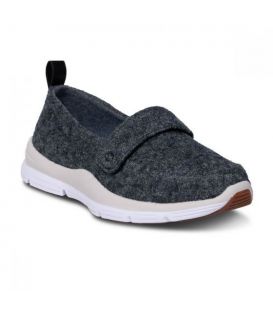Dr. Comfort Women's Autumn Casual Espadrille Wool Diabetic Shoes - Grey