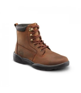 Dr. Comfort Men's Boss Diabetic Shoes - Chestnut