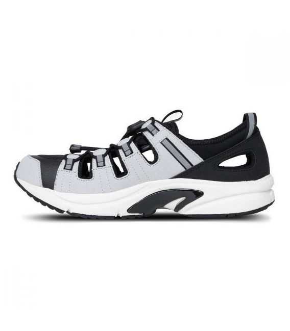 Dr. Comfort Men's Marco Athletic Diabetic Sandals - Grey