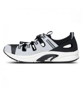 Dr. Comfort Men's Marco Athletic Diabetic Sandals - Grey