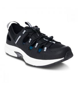 Dr. Comfort Men's Marco Athletic Diabetic Sandals - Black