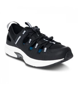 Dr. Comfort Men's Marco Athletic Diabetic Sandals - Black