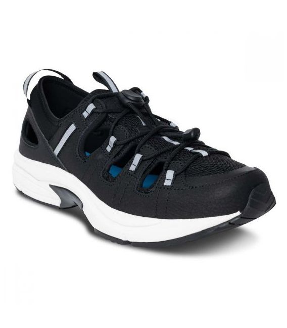 Dr. Comfort Women's Amelia Athletic Diabetic Sandals - Black