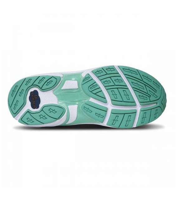 Dr. Comfort Women's Amelia Athletic Diabetic Sandals - Grey/Green