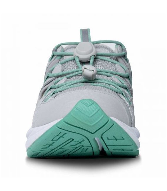 Dr. Comfort Women's Amelia Athletic Diabetic Sandals - Grey/Green