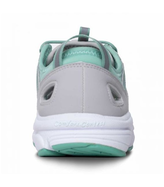 Dr. Comfort Women's Amelia Athletic Diabetic Sandals - Grey/Green