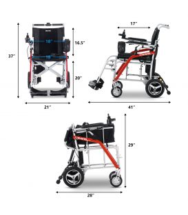 Metro Mobility iTravel Lite Lightweight Electric Wheelchair