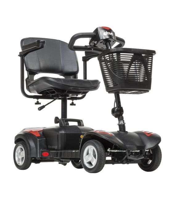 Drive Scout LT 4 Compact Travel Power 4-Wheel Scooter - SFSCOUT4