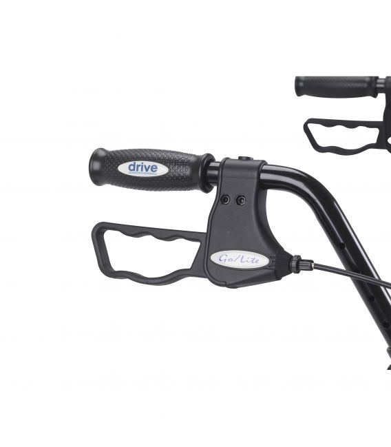 Drive Go-Lite Bariatric Steel 4 Wheel Rollator