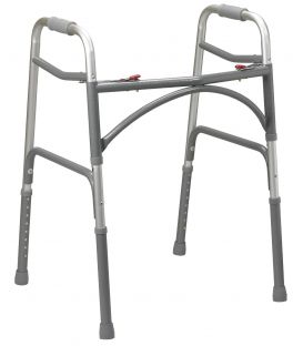 Heavy Duty Bariatric Two Button Folding Walker