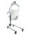 Hydraulic Deluxe Chrome Plated Patient Lift with 6 Point Cradle 3" Casters by Drive