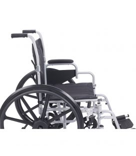 Drive Poly Fly High Strength 18"-20" Lightweight Combo Transport Wheelchair
