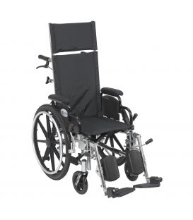 Viper Plus Reclining Wheelchair with Elevating Leg Rests &  Flip Back Arms by Drive