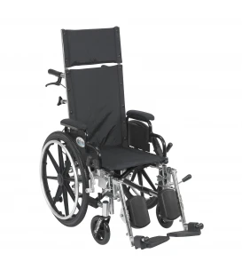 Viper Plus Reclining Wheelchair with Elevating Leg Rests &  Flip Back Arms by Drive