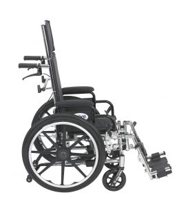 Viper Plus Reclining Wheelchair with Elevating Leg Rests &  Flip Back Arms by Drive