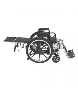 Viper Plus Reclining Wheelchair with Elevating Leg Rests &  Flip Back Arms by Drive