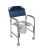 Aluminum Shower Chair and Commode with Casters