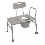 Transfer Benches with Commode Cutout