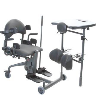 Swing-Away Style with Wheels - Front Left Mounted Trays