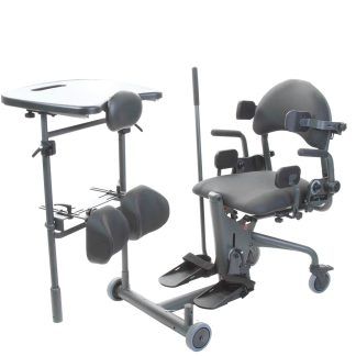 Swing-Away Style with Wheels - Front Right Mounted Trays