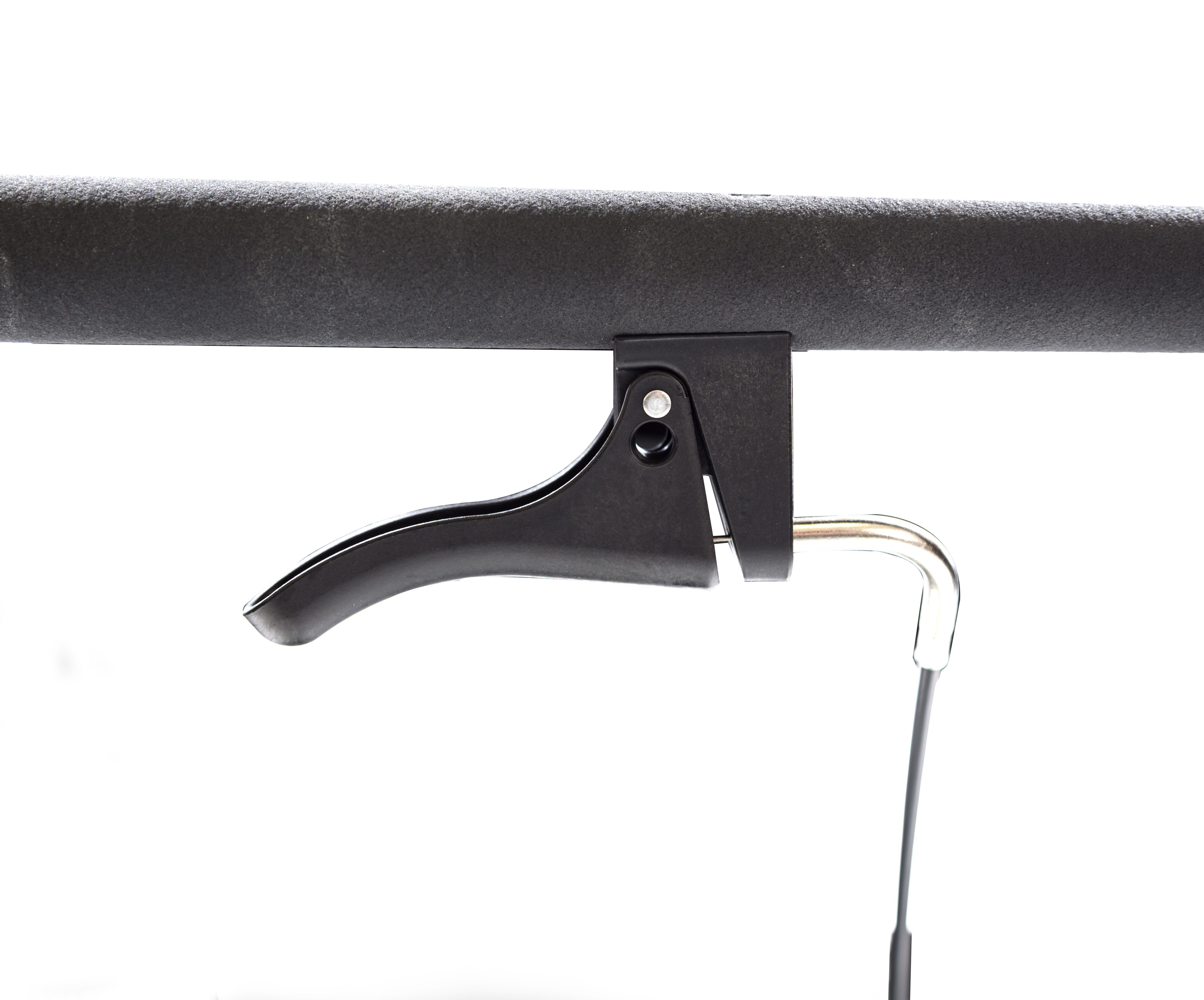 Dual Control (foot and hand control. Push handle required)