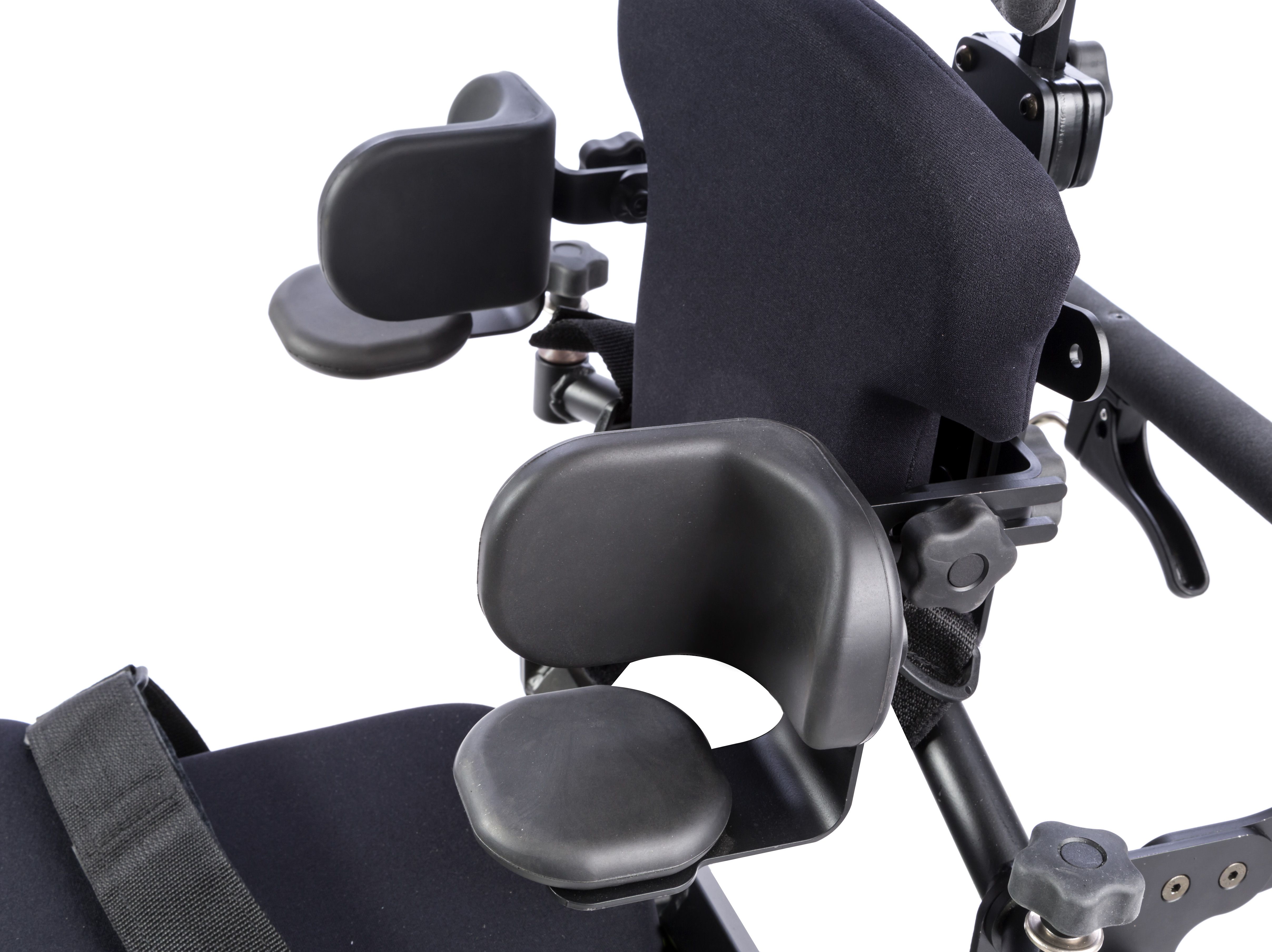 Lateral Supports with Elbow Stop and Arm Rest - 9"-14.5" Range  (for planar back only, pair)