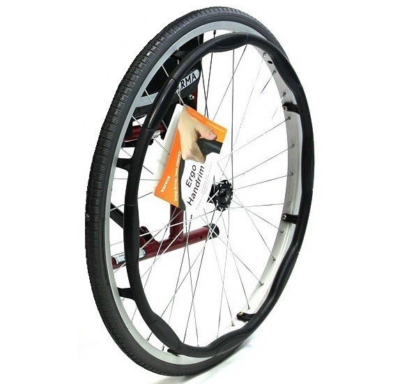 24"x1" Pneumatic - Ergonomic Handrim